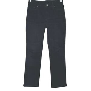 L.L.Bean Women’s Classic Fit Black Denim Jeans Size 8P